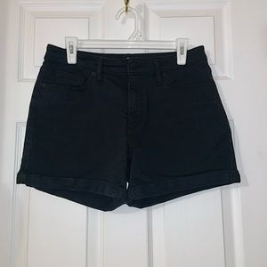 Black jean shorts by universal thread